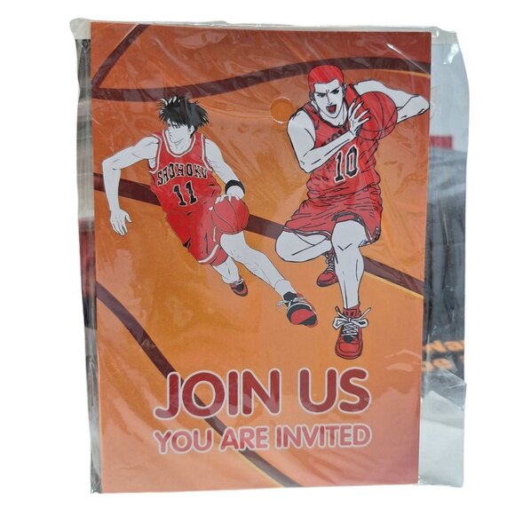 Basketball Themed Birthday Party Supplies Set Invitations‎ Balloons Cake Topper - Picture 4 of 7